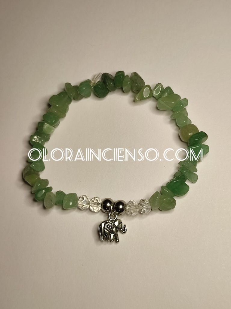 Pulsera Cuarzo Verde Elefante