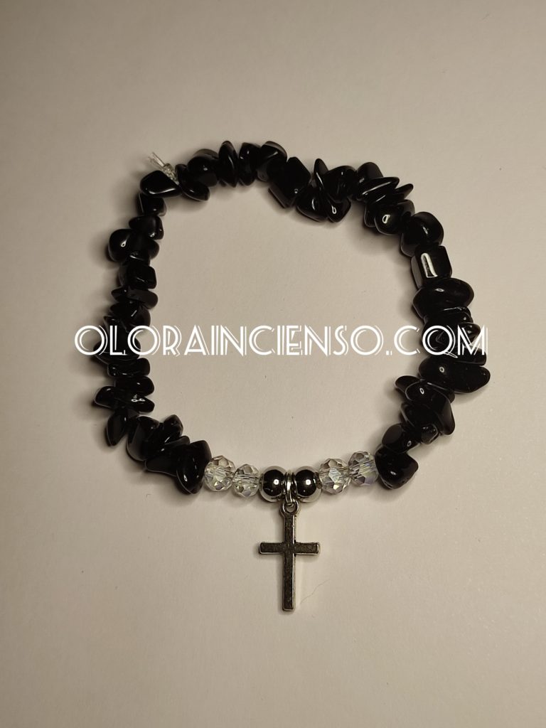 Pulsera Ónix Cruz